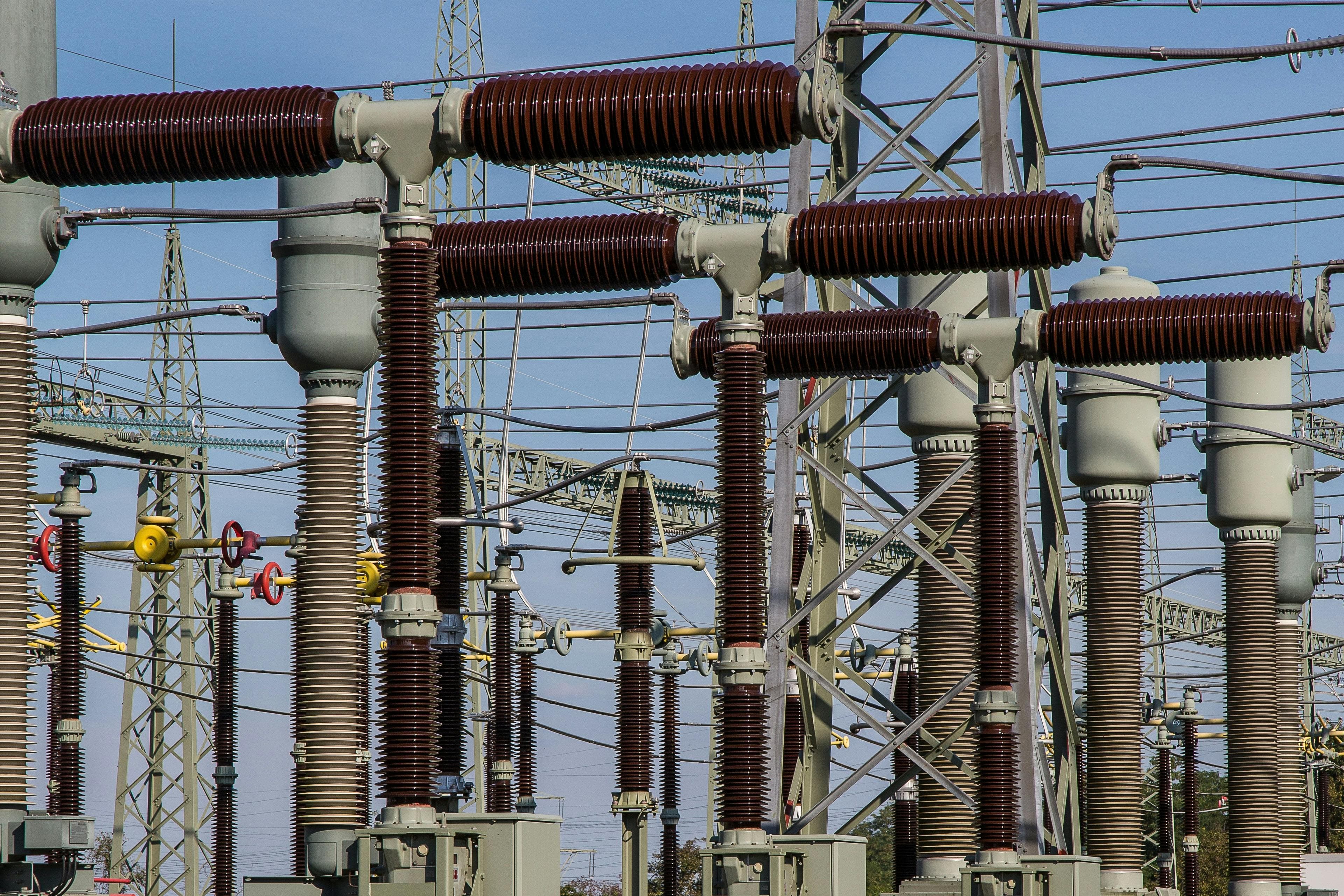 High-voltage electrical substation